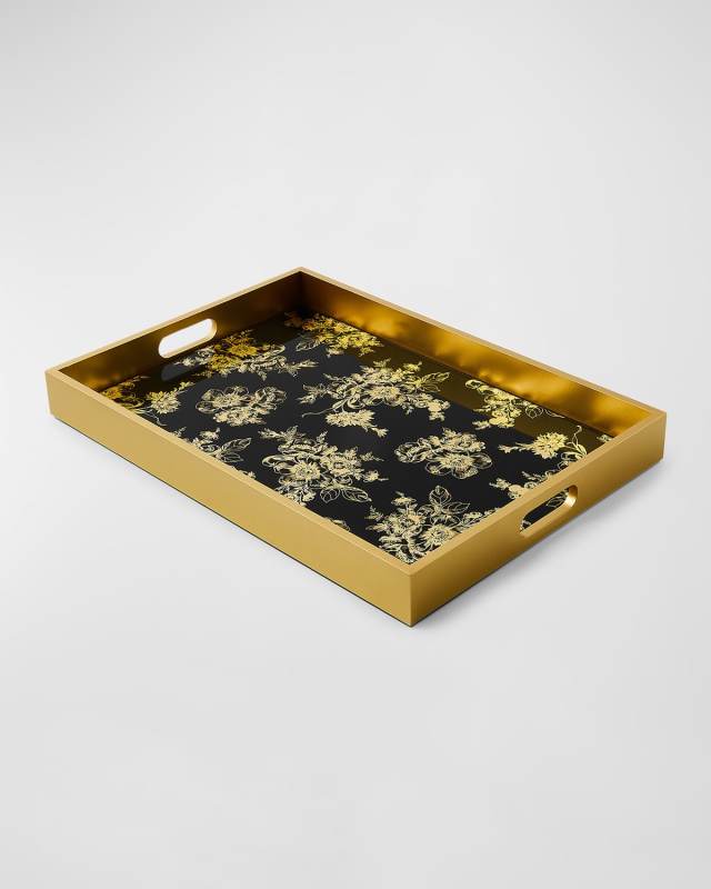 Twilight Toile Tray
